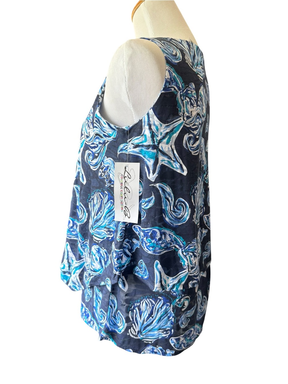 ✨NWT Lulu B Starfish Print Top - Picture 3 of 8
